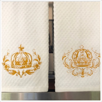 Gilded Crown Kitchen Towel